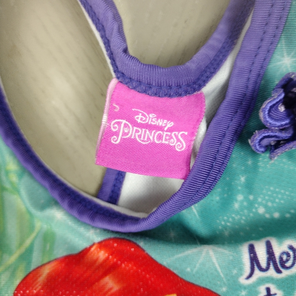 Disney Ariel Girl's One Piece Swimsuit - Picture 2 of 9